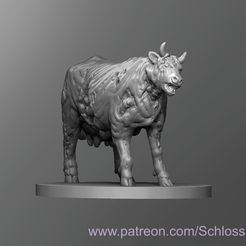 Zombie_Cow.jpg STL-Datei Zombie Cow kostenlos・Vorlage für 3D-Drucker zum herunterladen
