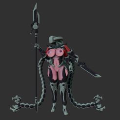 222.jpg STL file Glamorous Hive Queen Ishtar - NSFW Combo Pack・3D printing template to download