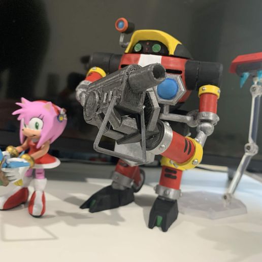 🦸 E-102 GAMMA from Sonic Adventure・Free STL File for 3D printing