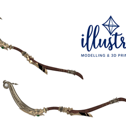 Ravel-Keepers-Bow.png Файл 3D Лук RAVEL KEEPER's Bow STL файлы [Final Fantasy XIV]・3D-печать дизайна для загрузки