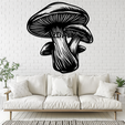 Mushroomx.png Mushroom 2D Wall Art/Window Art