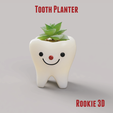 TOOTH PLANTER Tooth Planter with expressions (Tooth Pot)