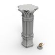 22.jpg 3D printable pillar and assorted bases for dwarf mine