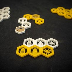 ed0caef535ba8cb17d71bddeb68af39b_display_large.JPG Archivo STL gratis ¡Hive! Boardgame - Bugs de expansión・Modelo imprimible en 3D para descargar