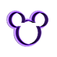 cc_MickeyMouse_v3.stl Mickey & Minnie Cookie Cutters