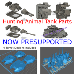 Hunting-Animal-Parts-updated.png Hunting Animal Tank Parts - NOW PRESUPPORTED