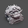 cyber_ogre_keycap_1.jpg Pack 3 Keycaps of Cyber Samurai , Cyber Ogre ,Cyber Trooper  - DIGITAL FILES FOR 3D PRINTING - KEYCAP FOR MECHANICAL KEYBOARD