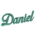 Daniel.jpg Fichier 3D Noms personnalisés-Noms personnalisés・Idée pour impression 3D à télécharger