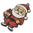 Santa-Claus-III-Design.png Christmas: Santa Claus III Tree Decor