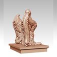 08.jpg STL file Eagle sculpture 3D print model・3D printable model to download