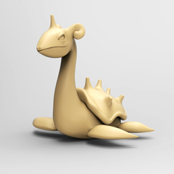 Lapras IG.png Fichier STL Pokemon Lapras・Modèle à télécharger et à imprimer en 3D