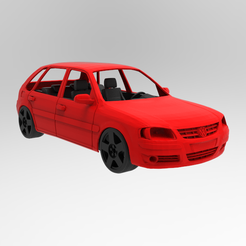 untitled.938.png STL file VW GOL G4 -- COMPLETE CAR -- 1/24 -- 5 DOORS・3D printing idea to download