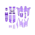stroggFighter-Dismantled.STL Strogg Deneysel Savaş Uçağı (Quake 2)