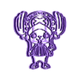 TONY TONY CHOPPER.stl STL file TONY TONY CHOPPER - COOKIE CUTTER ONE PIECE ANIME CHIBI / COOKIE CUTTER・3D printer design to download