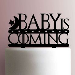 JB_Game-of-Thrones-Baby-is-Coming-225-694-Cake-Topper.jpg STL file TOPPER GAME OF THRONE BABY IS COMING・3D printer design to download