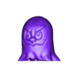haloween_ghost_KEYCHAIN.stl TINY EVIL GHOST WITH WIGGLE FEET