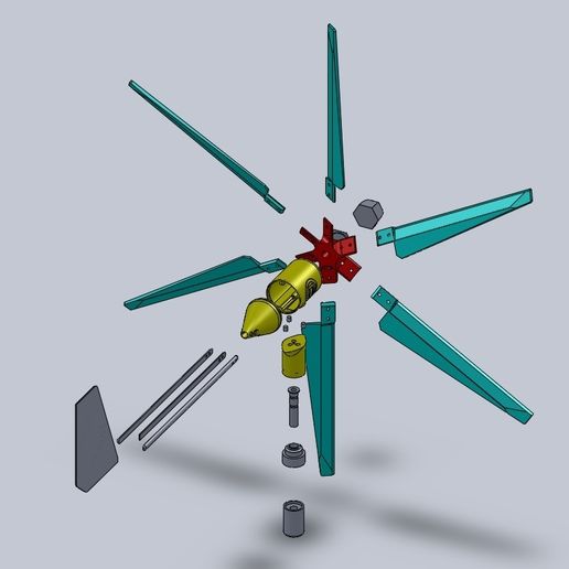 Untitled1.jpg Free STL file Wind Turbine (Generator) 12v・3D print model to download, prospect3dlab