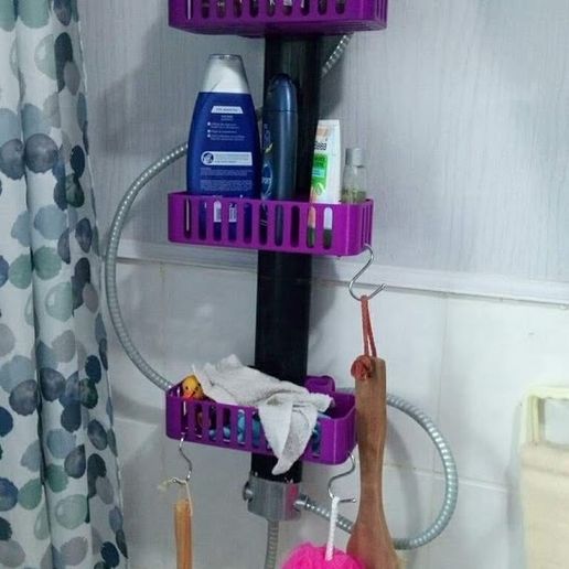 Container for oval shower column