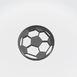 Pelota-de-Footbol.jpg STL file Football Ball - Cookie Cutter・3D printing template to download