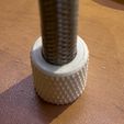 IMG_1130.JPG Free 3D file R2D2 Battery Cable Knurled Connector (Reworked for Stainless Braided Supply Line Hose)・3D printer design to download