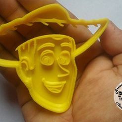4.jpg STL-Datei Woody Toy Story Cookie Cutter・Modell zum Herunterladen und 3D-Drucken