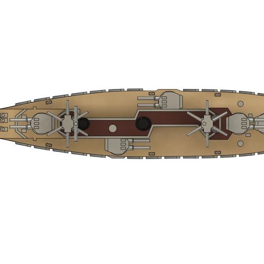 STL file HMS Neptune (1909)・3D printer model to download・Cults