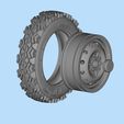 9.jpg STL printable Tire and Rims for Lada Niva  3D print