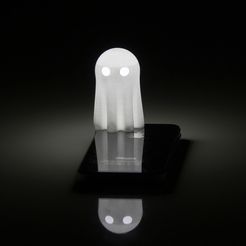 Ghost04_s.jpg Archivo 3D gratuito Lightclip: Fantasma・Idea de impresión 3D para descargar