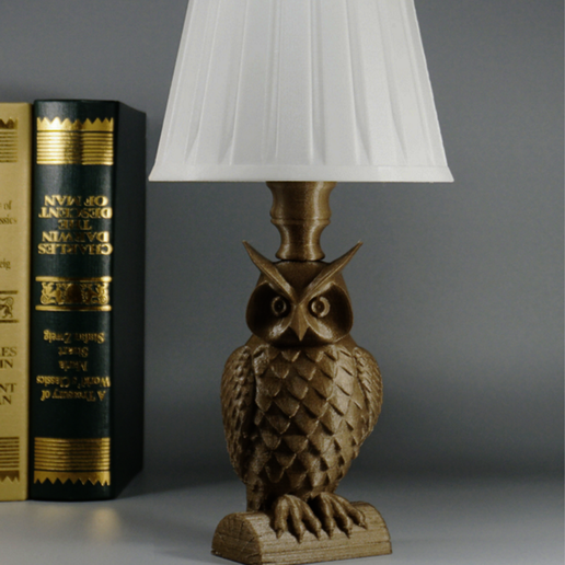 owl lamp 3D model