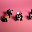 Articulated-Dachshund-Duo---Cute-3D-Printed-Toy-Keychain_2.jpg 🌭Articulated Dachshund Duo – Cute 3D Printed Toy & Keychain (Hot Dog Costume Bonus)