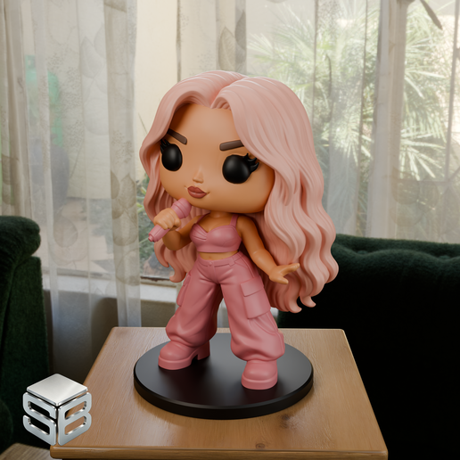Karol G – Vinyl Style Figure [STL/3MF]