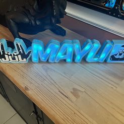First name LED TO ASSEMBLE Mayli Jul