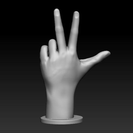 🔢 ASL numbers from 1 to 10・ STL File for 3D printing・Cults