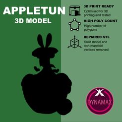 Plantilla modelo 3D.jpg STL-Datei Gigantamax Appletun (high poly) - Pokemon kostenlos・3D-Druck-Idee zum Herunterladen