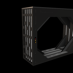 1.png STL file Death Star Blast Door Diorama 6inch Black Series 3.75 Figures・3D printing idea to download