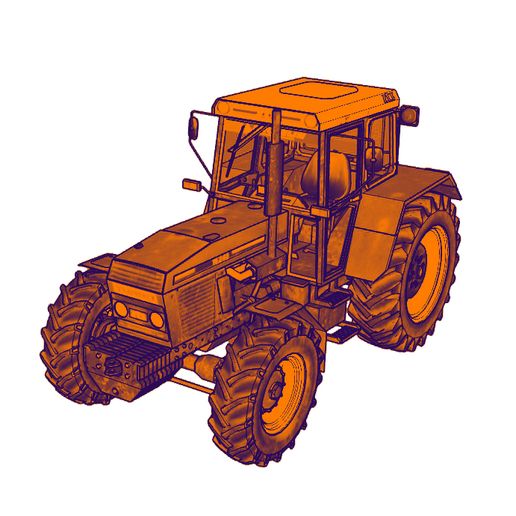 🚚 Zetor ZTS 16245・ STL File for ・Cults