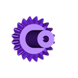 1x_Bevel_Gear_2.stl Free STL file Industrial Bevel Gearbox / Gear Reducer (Cutaway version)・3D printing design to download