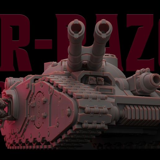 🪒 Presupported - War razor ultra-heavy tank・Archivo 3D para Impresión ...
