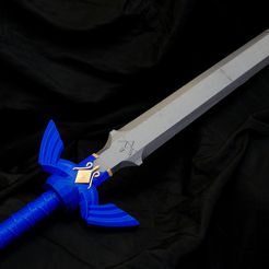 DSC_0058.jpg Legend of Zelda: Link's Master Sword! Three Color Print!