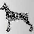 geometric-dog_Dobermann_gloss.png Geometric dog wall art - “Dobermann style”
