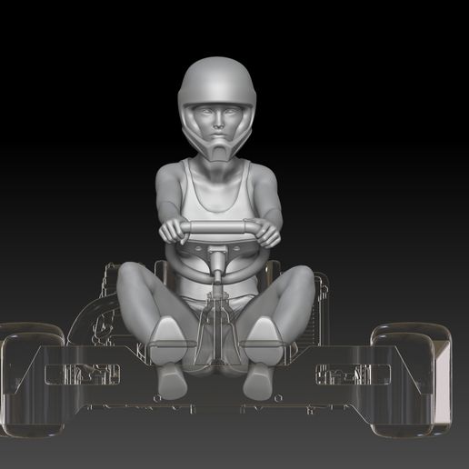 go kart girl 1 3D model