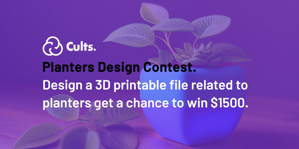 Contest • Create a 3D printable model of a planter