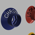 button cover render 2.png Fichier STL BOUTON COUVERTURE AMG STYLE SET1 20mm・Modèle à télécharger et à imprimer en 3D