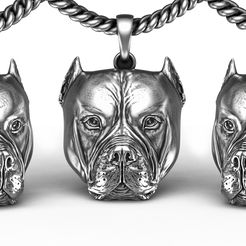 Dog02.jpg Fichier STL Pendentif pour chien léger・Objet pour impression 3D à télécharger