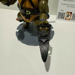 3D file Teenage Mutant Ninja Turtles vs batman Raffaello 🥷・Design to  download and 3D print・Cults