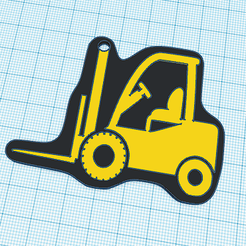 2.png Forklift Key Chain