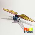 Madistudios-dragonfly-7.jpg STL-Datei DragonFly・3D-druckbare Vorlage zum herunterladen
