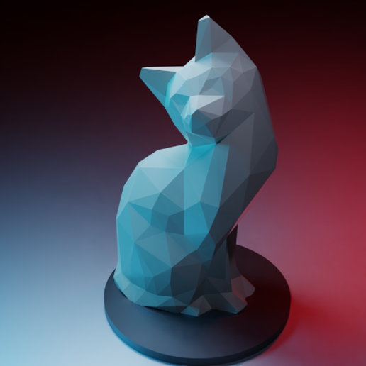Cat 3D model