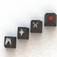 render2.jpg 3D printable OSRS Runescape Hotkey Keycaps (PRE-SUPPORTED)