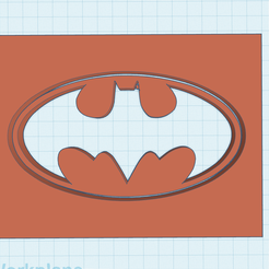 Screenshot-20.png STL-Datei Batman-Logo mit Außenrahmen・3D-druckbares Design zum Herunterladen